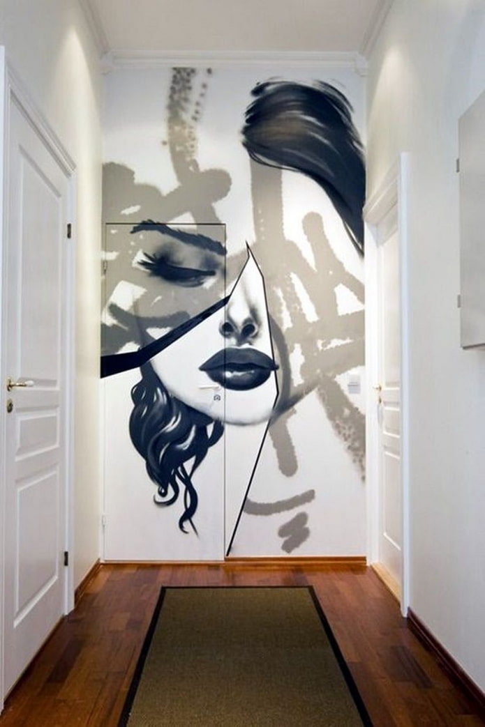 peinture sur le mur
