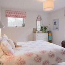 Idées de décoration intérieure avec des rideaux roses - 1