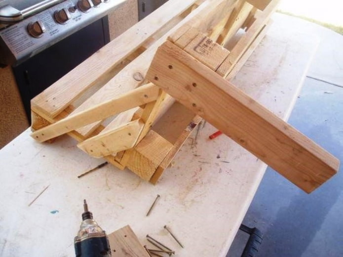 assemblage des pieds