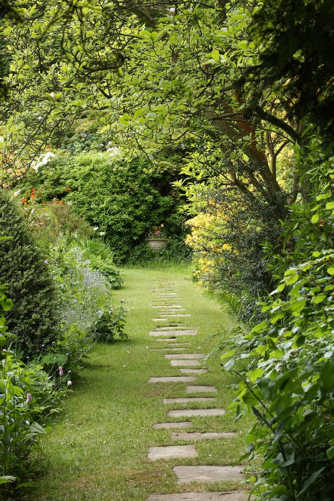 Chemin en béton