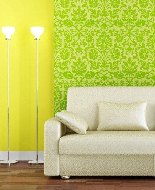 papier peint avec monogrammes pour l'intérieur