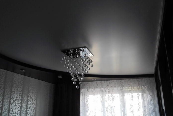plafond tendu satiné