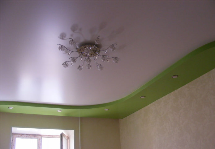Tissu extensible bicolore en satin