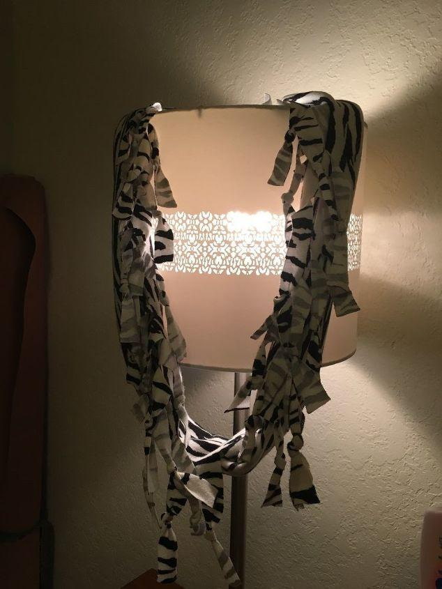 décor sur l'abat-jour