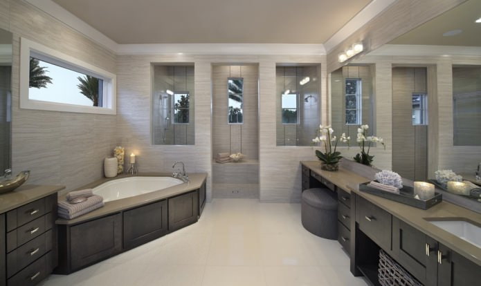 plafond pour s'harmoniser avec les murs
