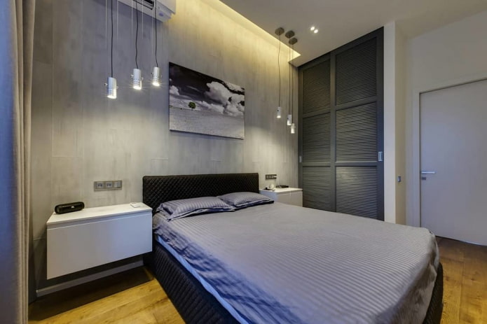 Intérieur gris de style loft