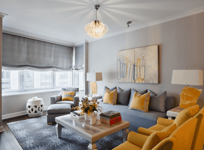 Design d'intérieur dans les tons gris