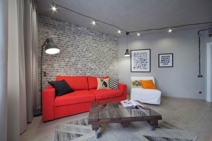 Design d'intérieur dans les tons gris