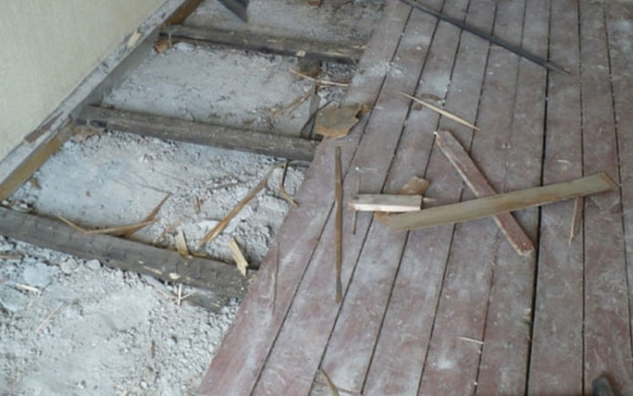 removing the floor