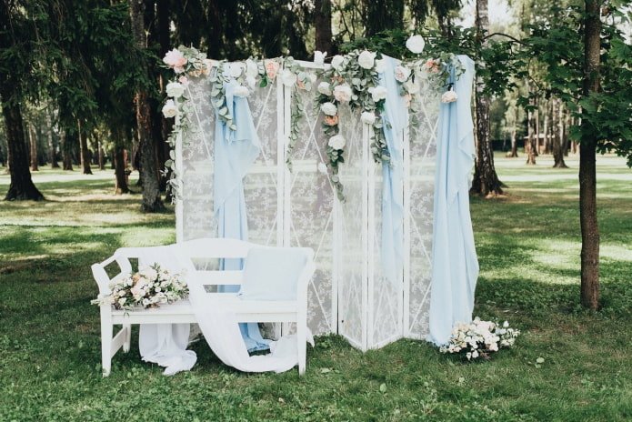 Paravent pour un mariage