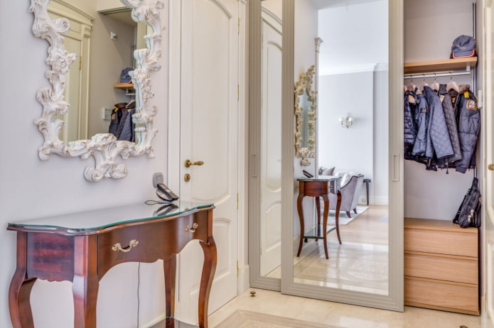 remplissage de l'armoire coulissante