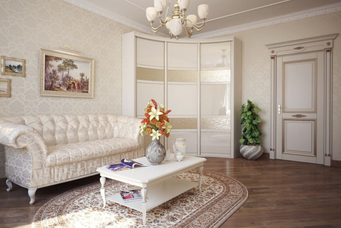 Armoire d'angle à rayon