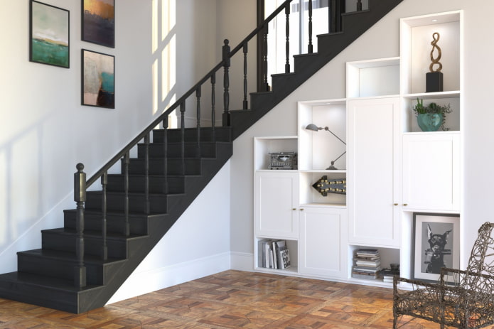 meuble combiné sous l'escalier