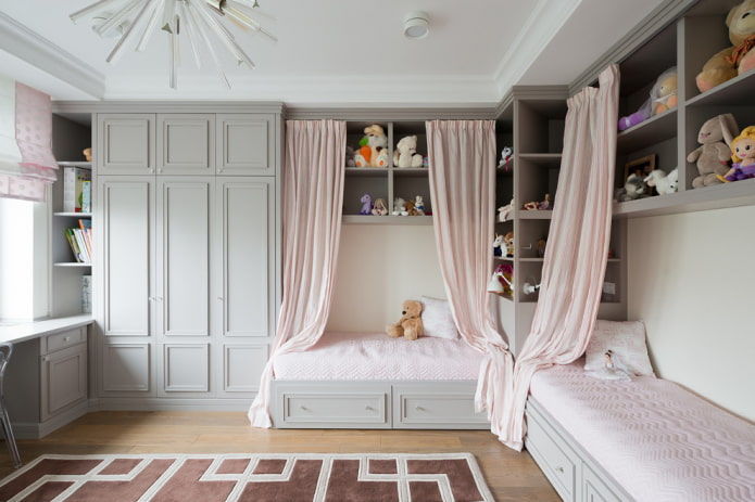 Armoire à l'intérieur de la chambre d'enfant