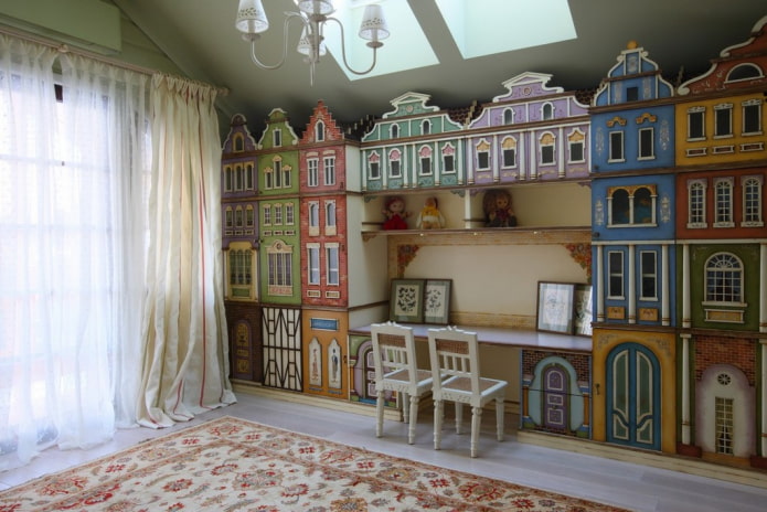 Armoire à l'intérieur de la chambre d'enfant