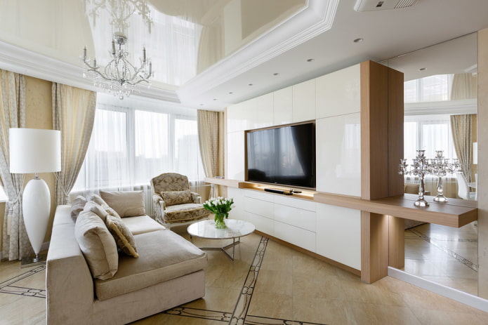 Meuble TV dans le salon