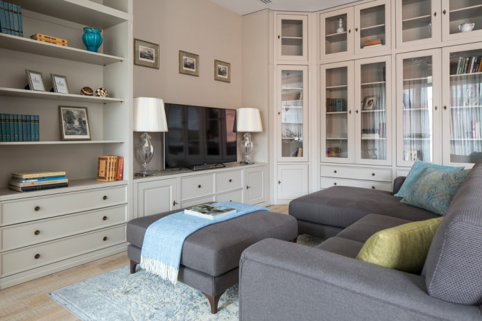 Meuble TV dans le salon