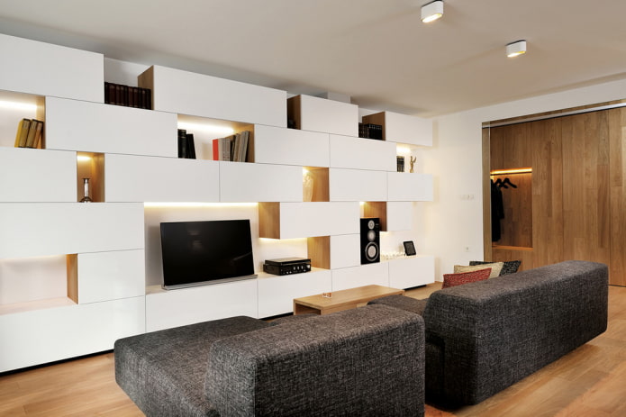 Meuble TV dans le salon