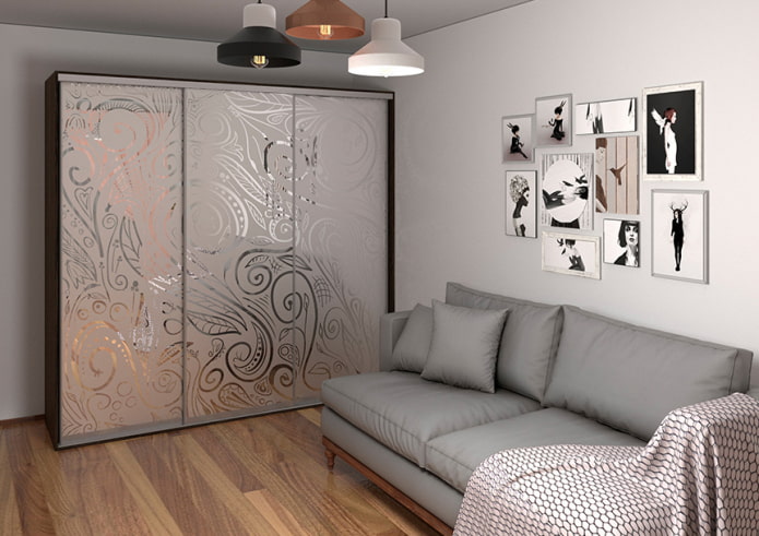 armoire dans le salon intérieur