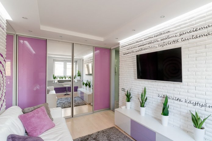 intérieur d'un appartement de 50 mètres carrés