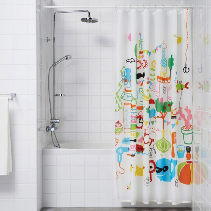 rideau de salle de bain