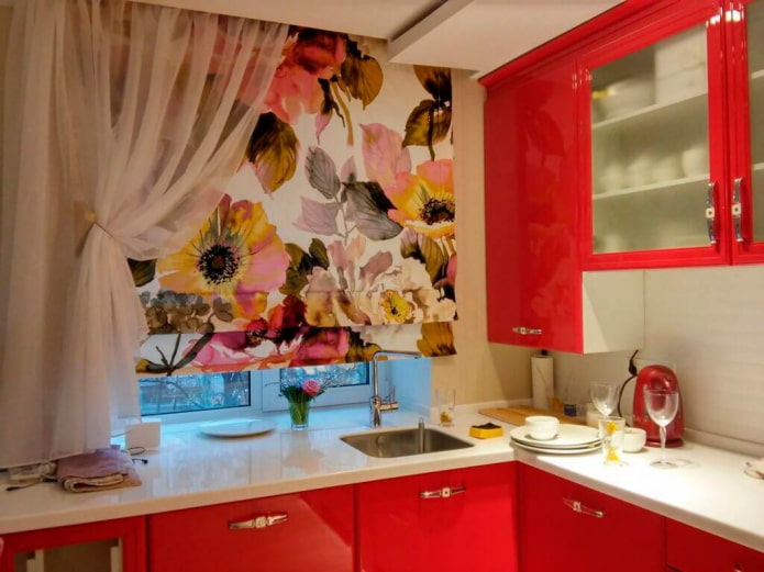 Rideaux lumineux pour la cuisine