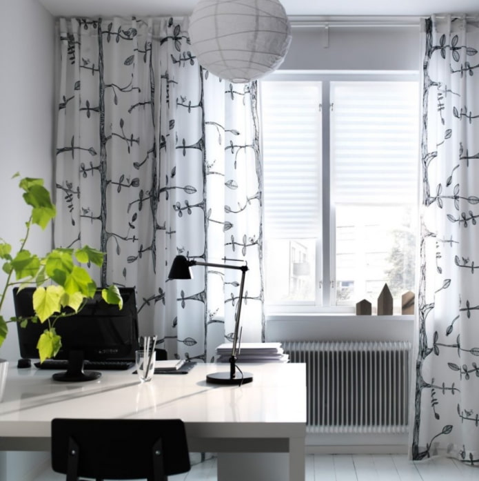 rideaux à motifs Ikea
