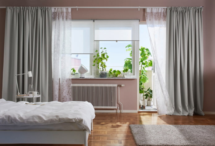 rideaux Ikea dans la chambre