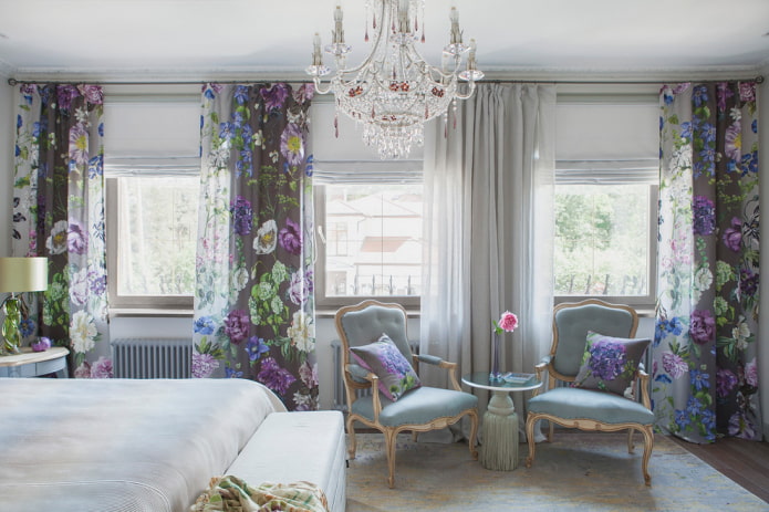 organza avec fleurs