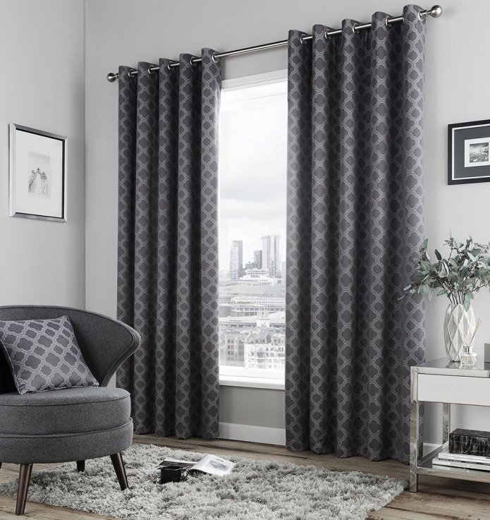 rideaux jacquard