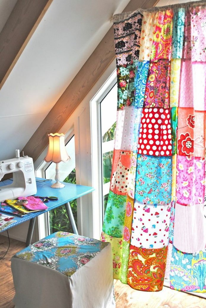 rideaux patchwork