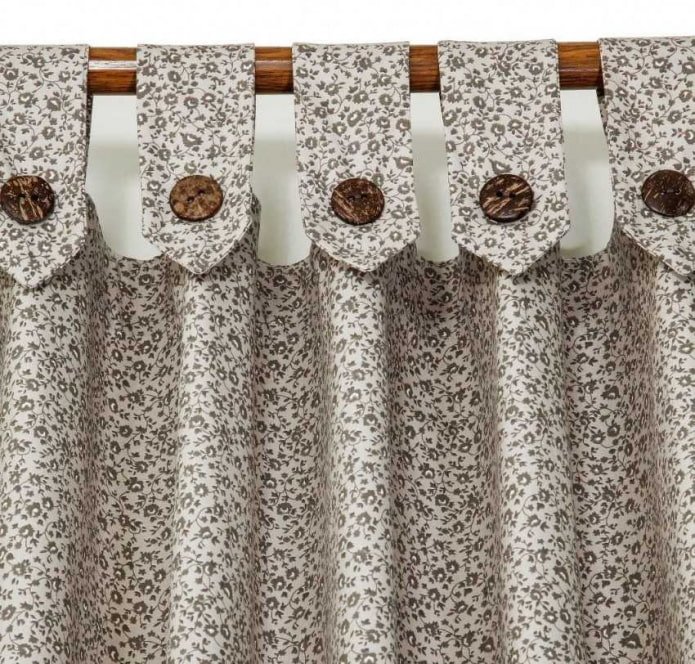 Fermeture avec boutons