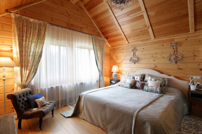 Rideaux dans la chambre