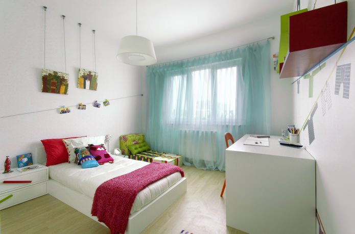 voile dans la chambre d'enfant