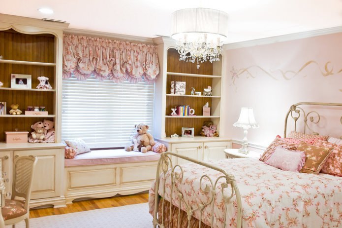 Rideaux de style provençal pour une chambre d'enfant