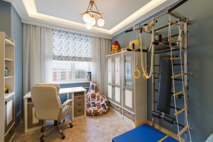 Rideaux style marine pour chambre d'enfant