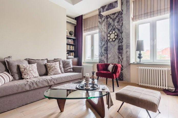 Stores romains pour le salon