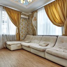 Rideaux pour le salon : 70 idées de photos élégantes pour l'intérieur-9