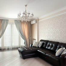Rideaux pour le salon : 70 idées de photos élégantes pour l'intérieur - 13
