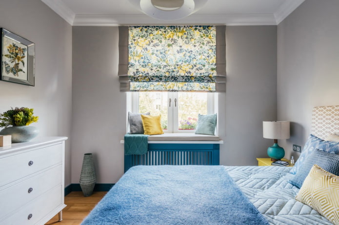 Stores romains dans la chambre