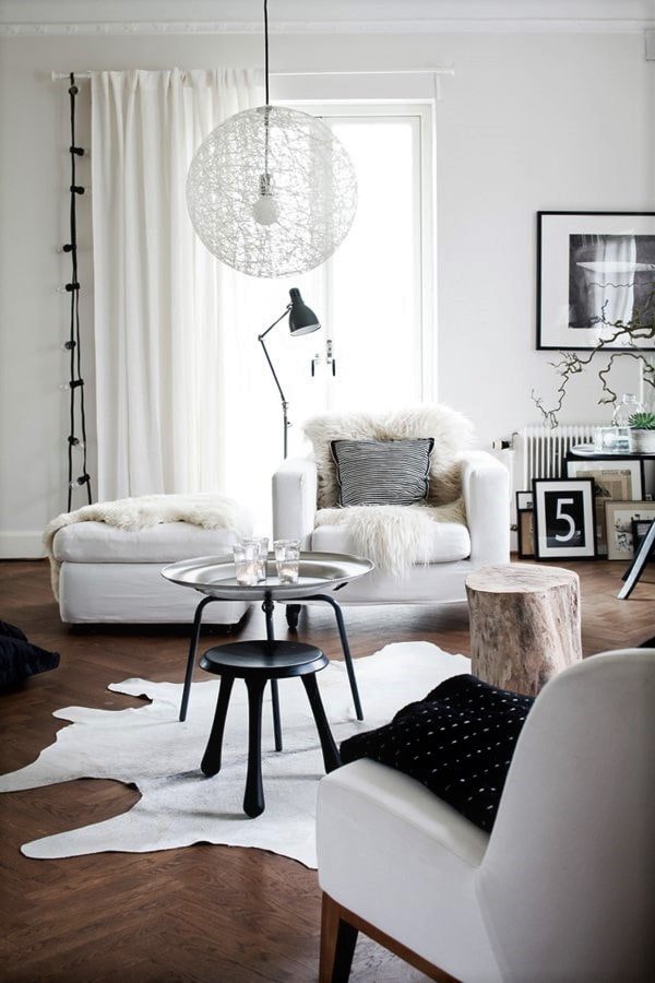 rideau blanc 