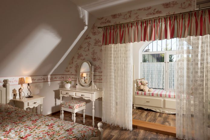 organza campagnard dans la chambre