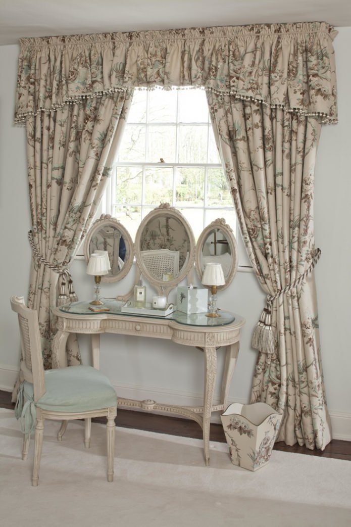 Rideaux denses style campagnard