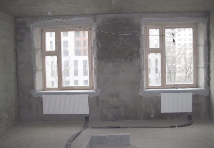 murs en béton