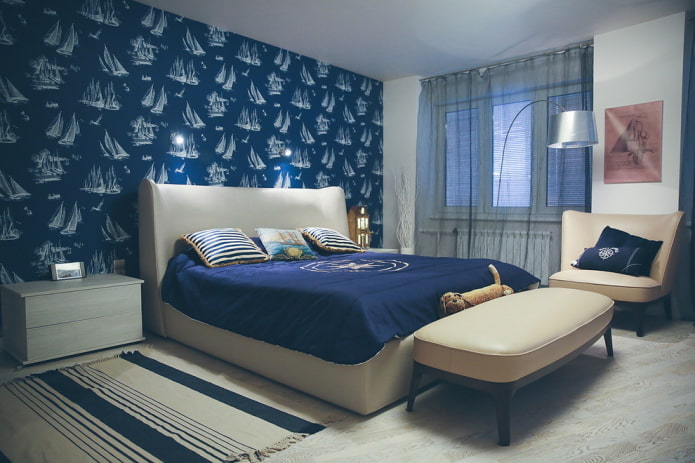 style marin dans la chambre