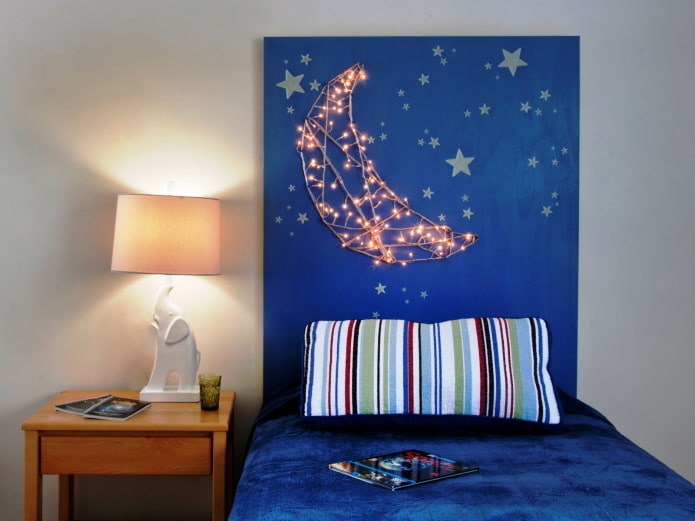 Guirlande dans la chambre d'enfant