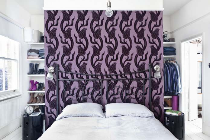 fond d'écran noir et violet