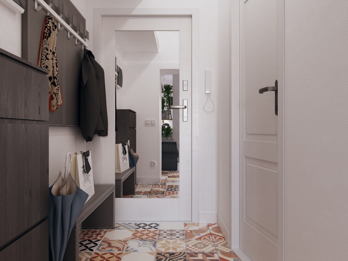 Couloir à l'intérieur d'un studio