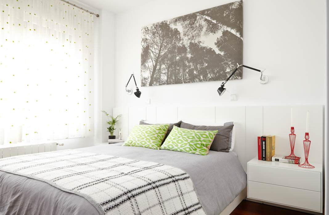 rideaux délicats dans la chambre