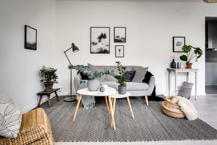 Affiches dans le salon